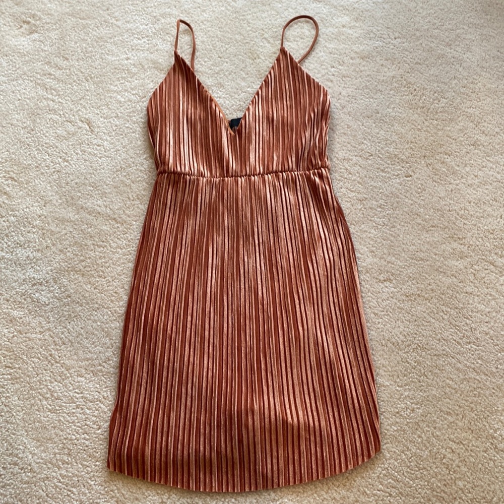 Misguided orange dress